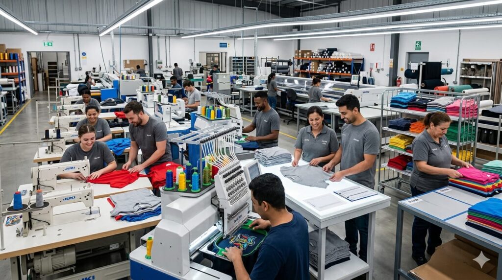 textile production facility